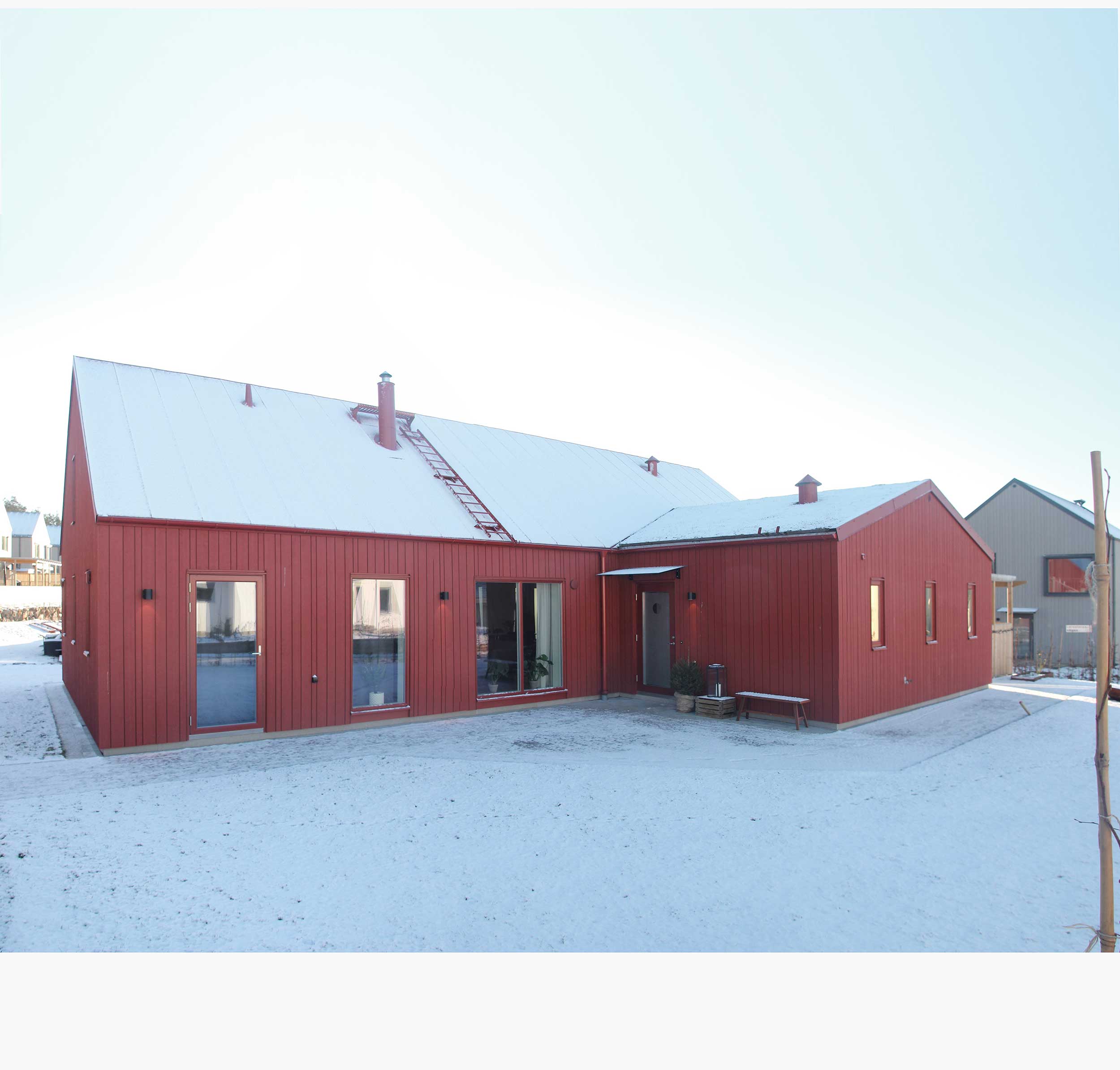bostad utan visualiserad utbyggnad